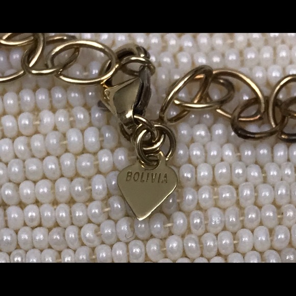 Fine Jewelry Glass Drop Necklace 1/514K Gold-Bonded Sterling Silver + Earrings - Picture 10 of 15